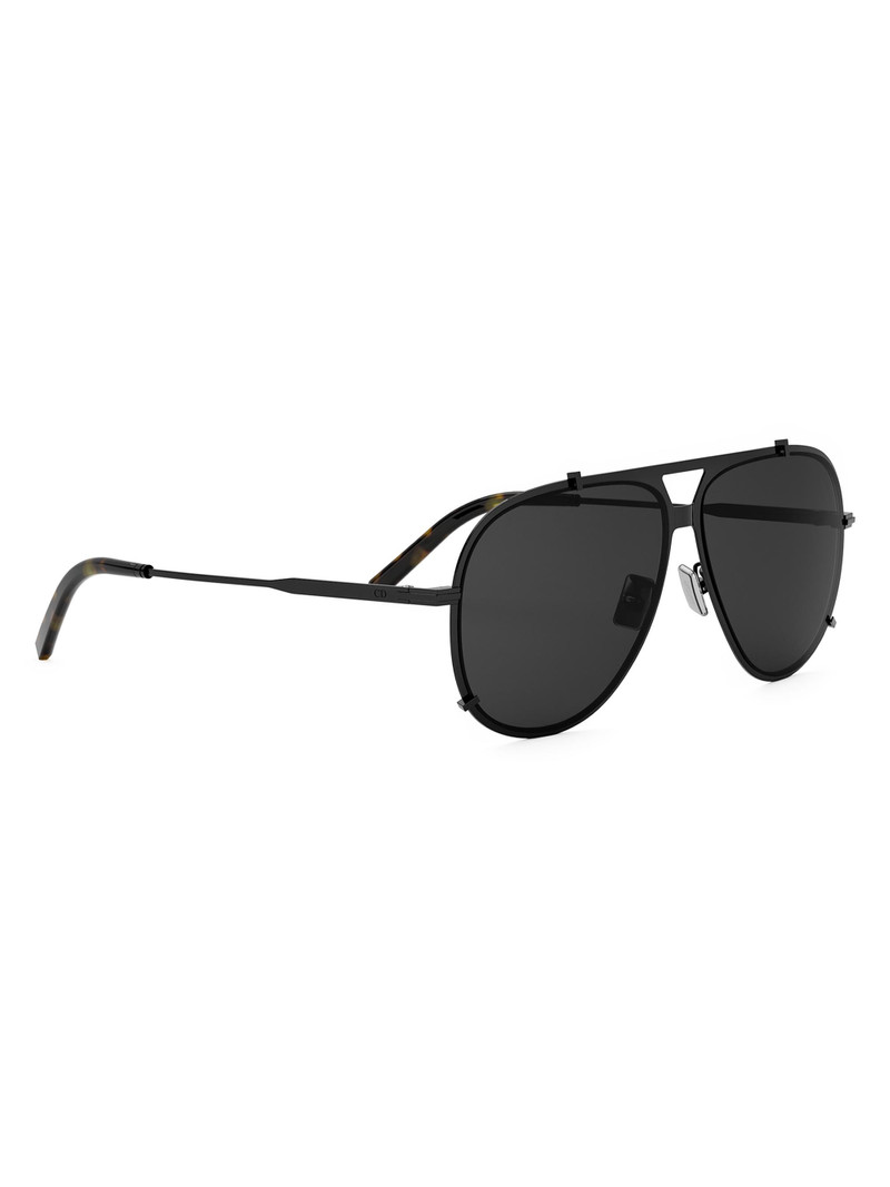 Men's DiorBlackSuit AU 59MM Pilot Sunglasses - Black Black 8
