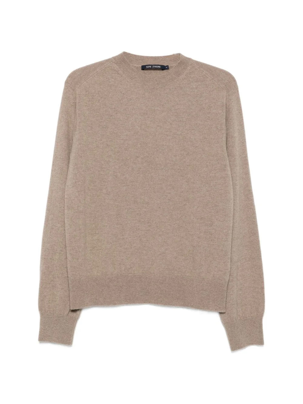 crew-neck long-sleeve sweater - 1