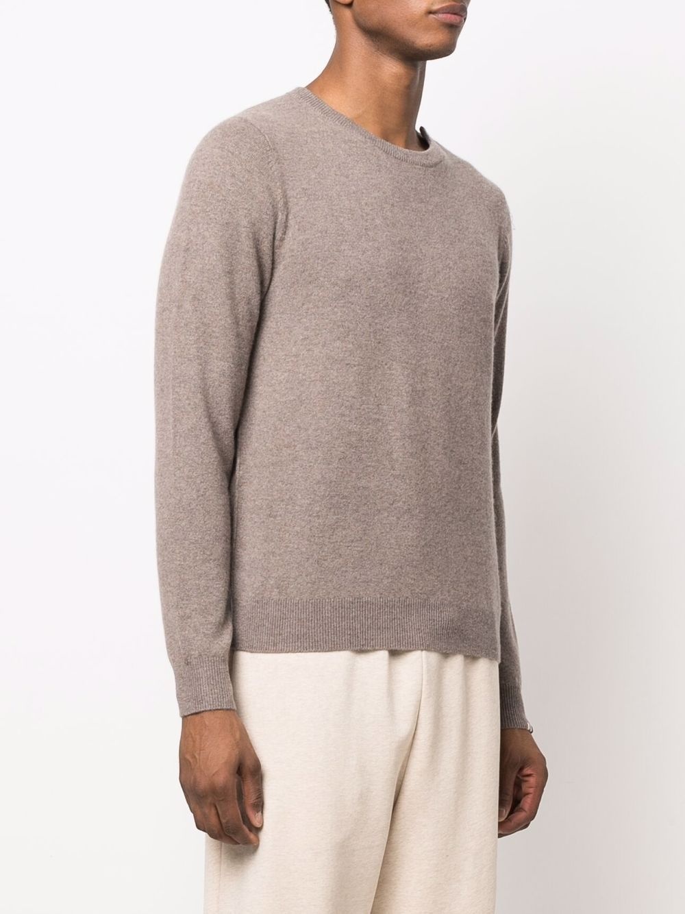 crew-neck knitted jumper - 4