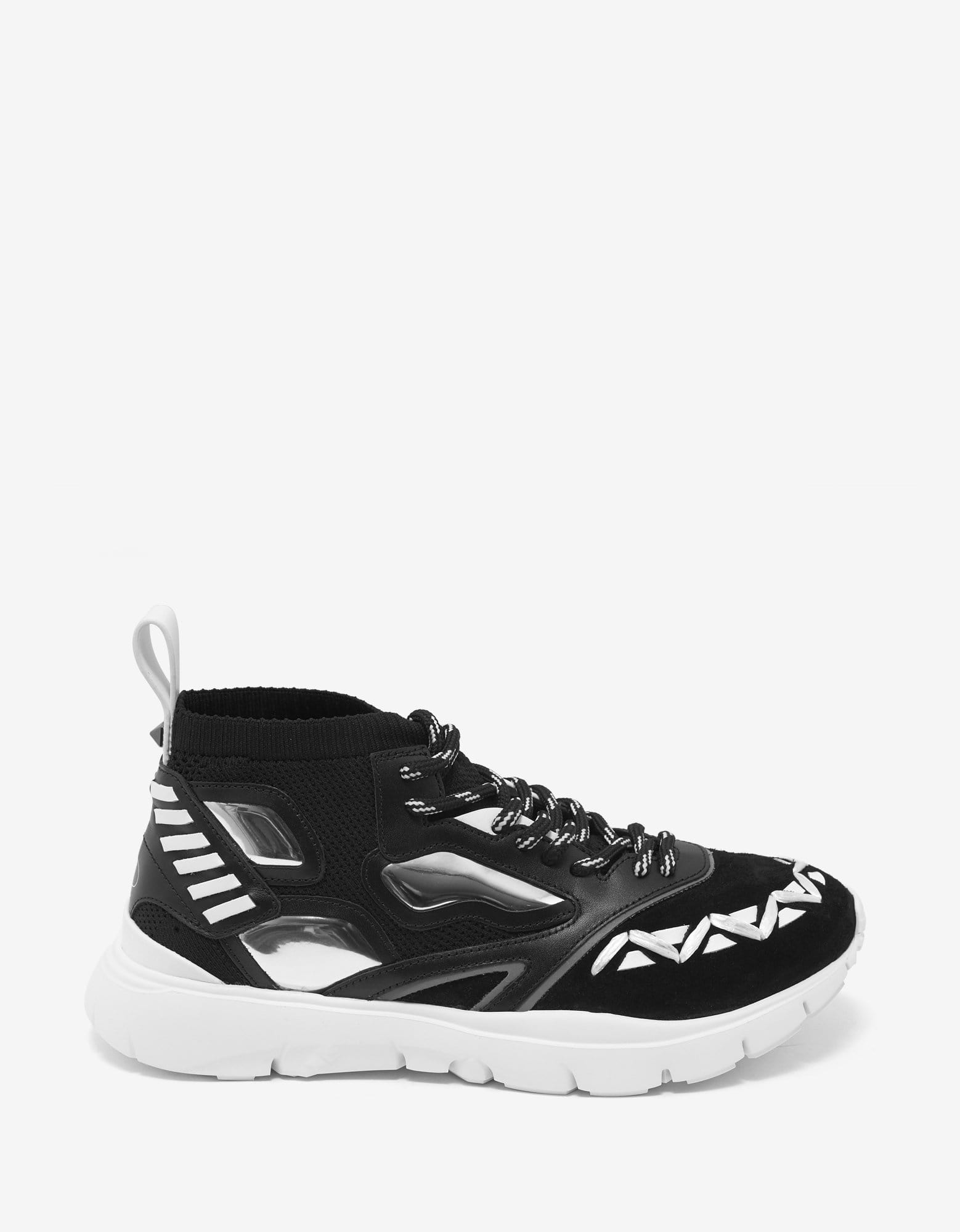Valentino Heroes Reflex Black High Top Trainers - 2