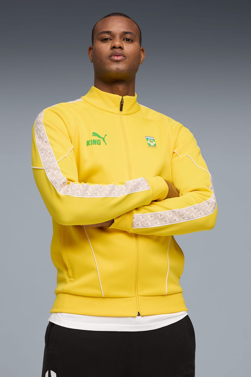 PUMA KING Fanpack Brazil Men's Soccer Jacket outlook