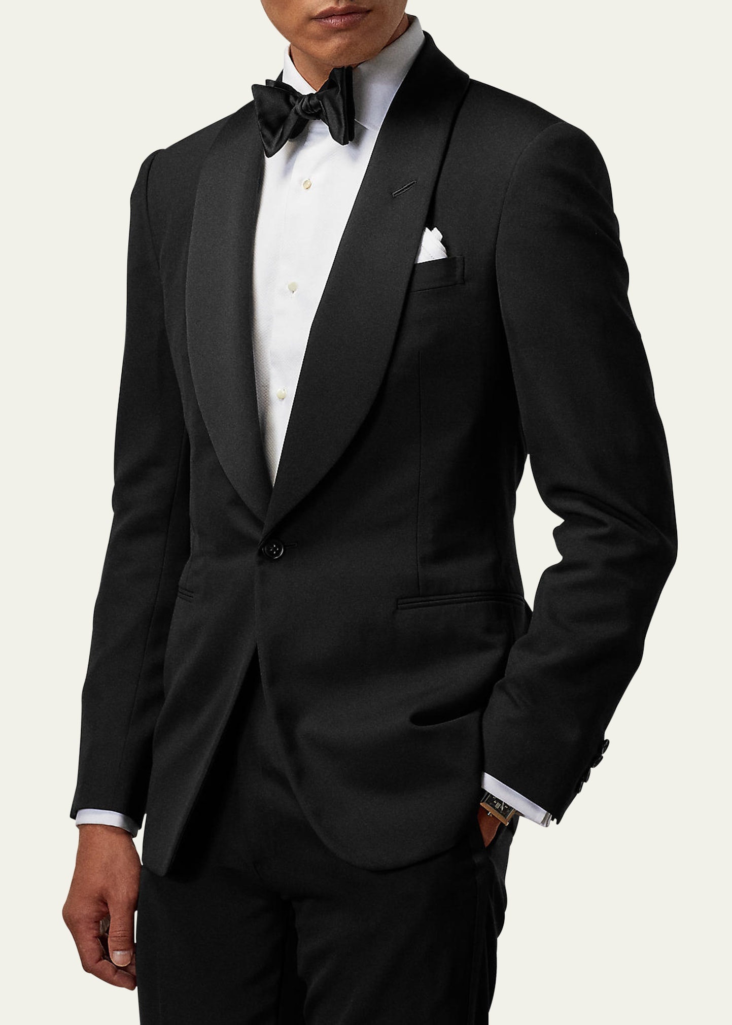 Men's Gregory Barathea Wool Shawl Tuxedo - 4