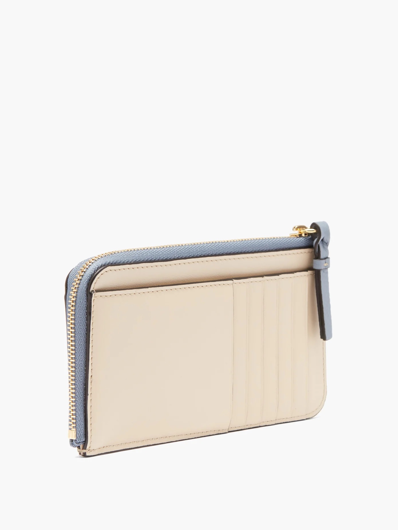 Walden paneled-leather cardholder - 3