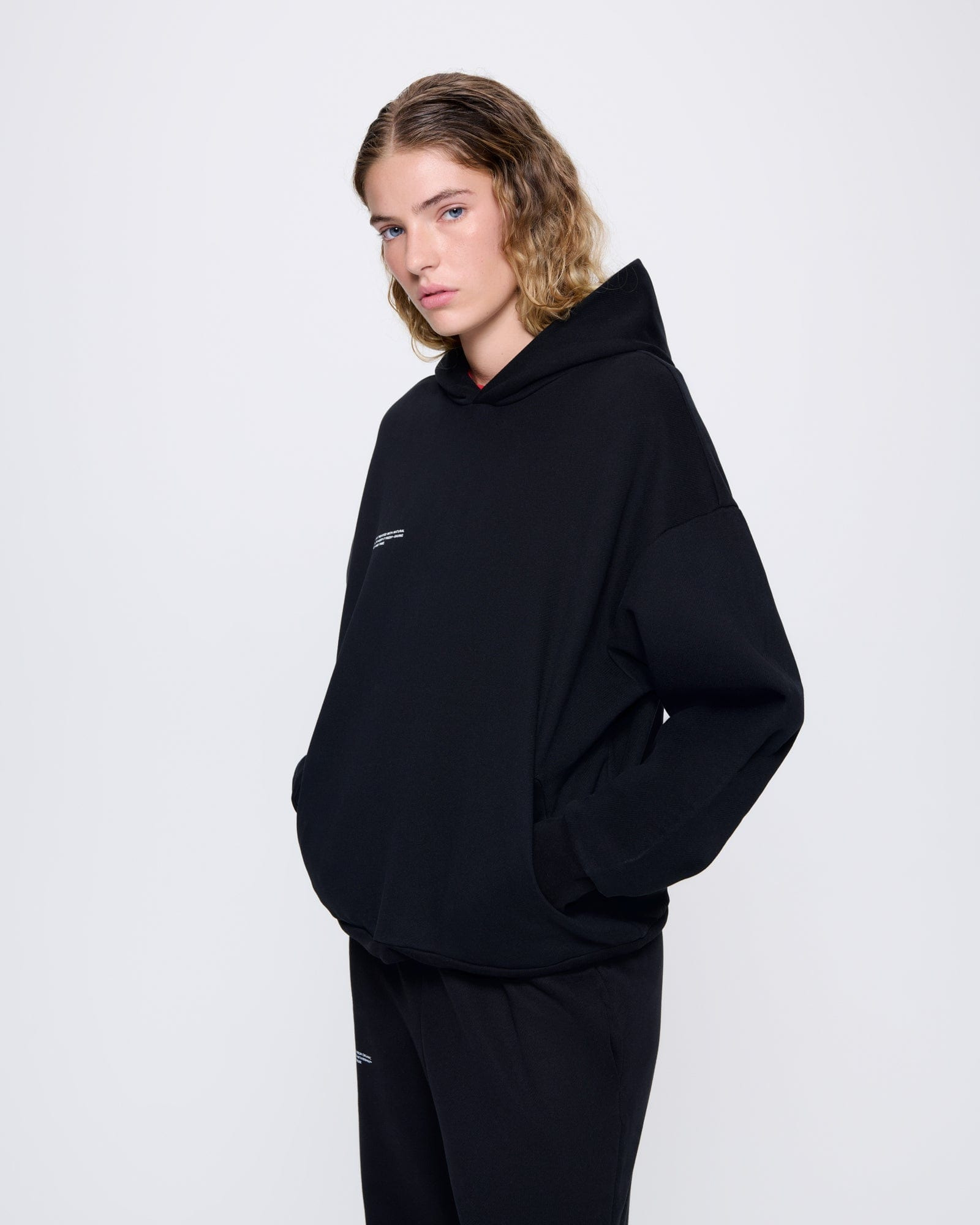 Womens 365 Midweight Hoodie - Black - 2