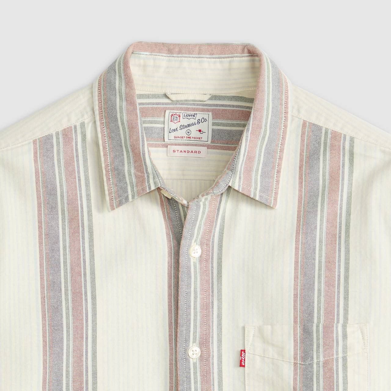 SUNSET ONE POCKET STANDARD FIT SHIRT - 6