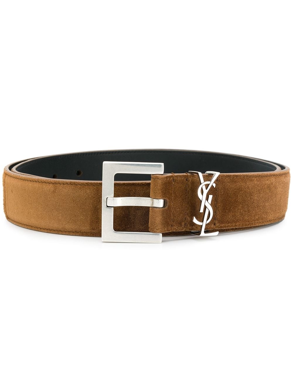 Monogram suede belt - 1