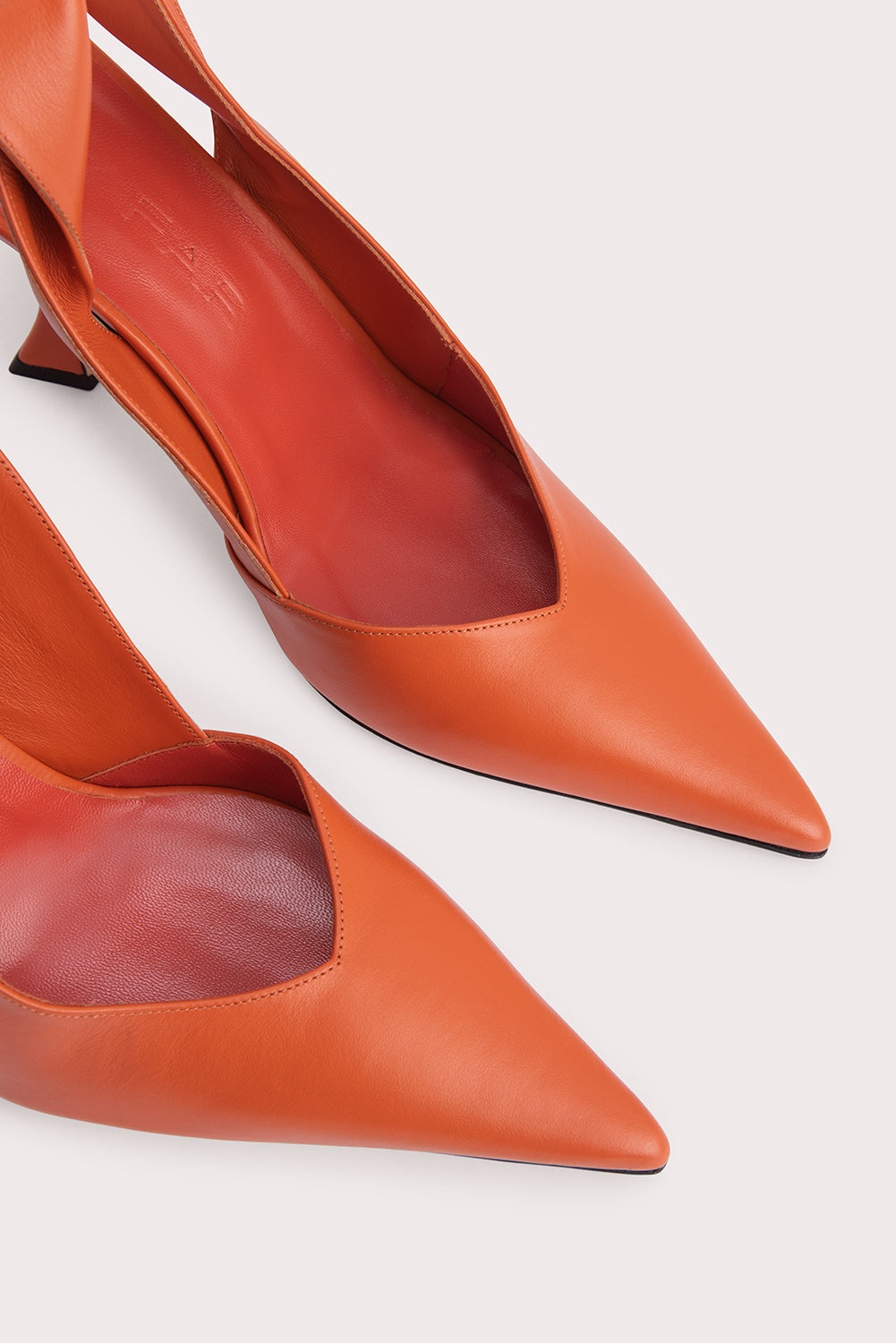 YASHA BURNT ORANGE NAPPA LEATHER - 3