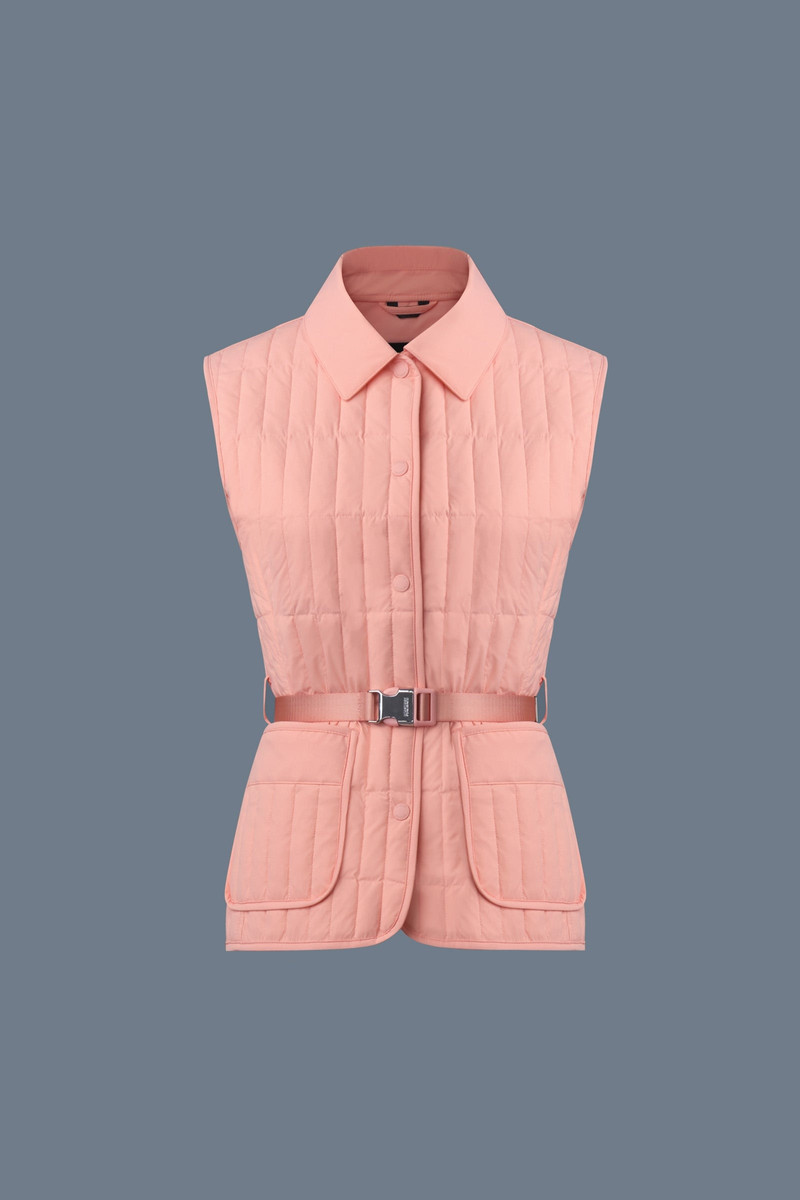 HELIA Light Down Vertical Quilted Vest 1