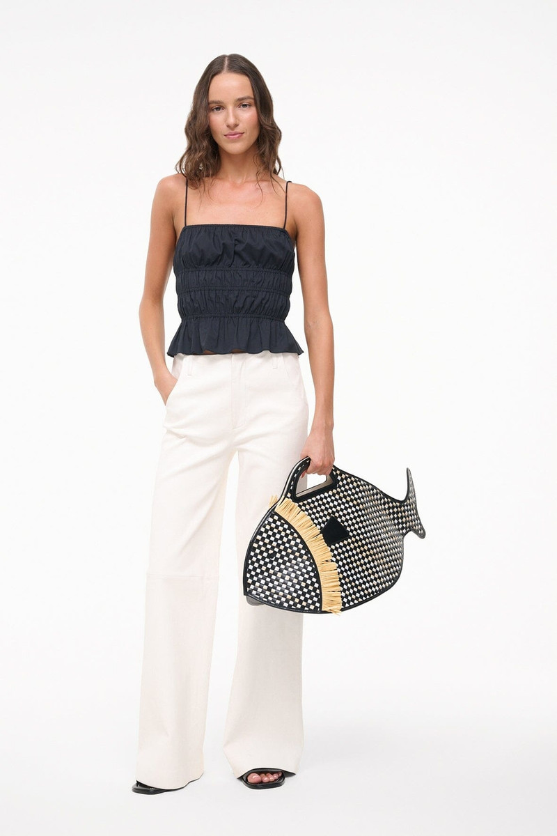 STAUD AYLA TOP BLACK 3