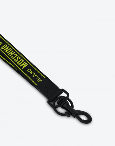Moschino MOSCHINO RECYCLE KEYCHAIN WITH RIBBON outlook