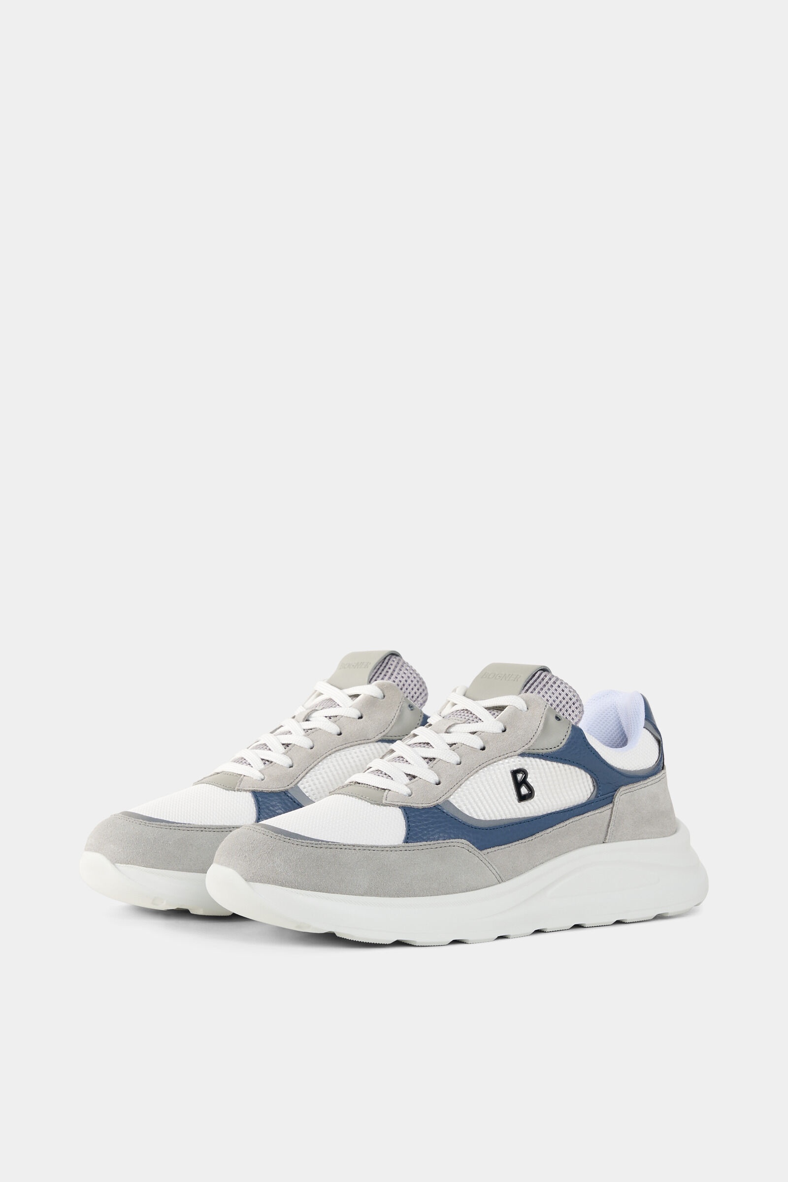 Sneaker Bilbao in Gray/white/blue - 4