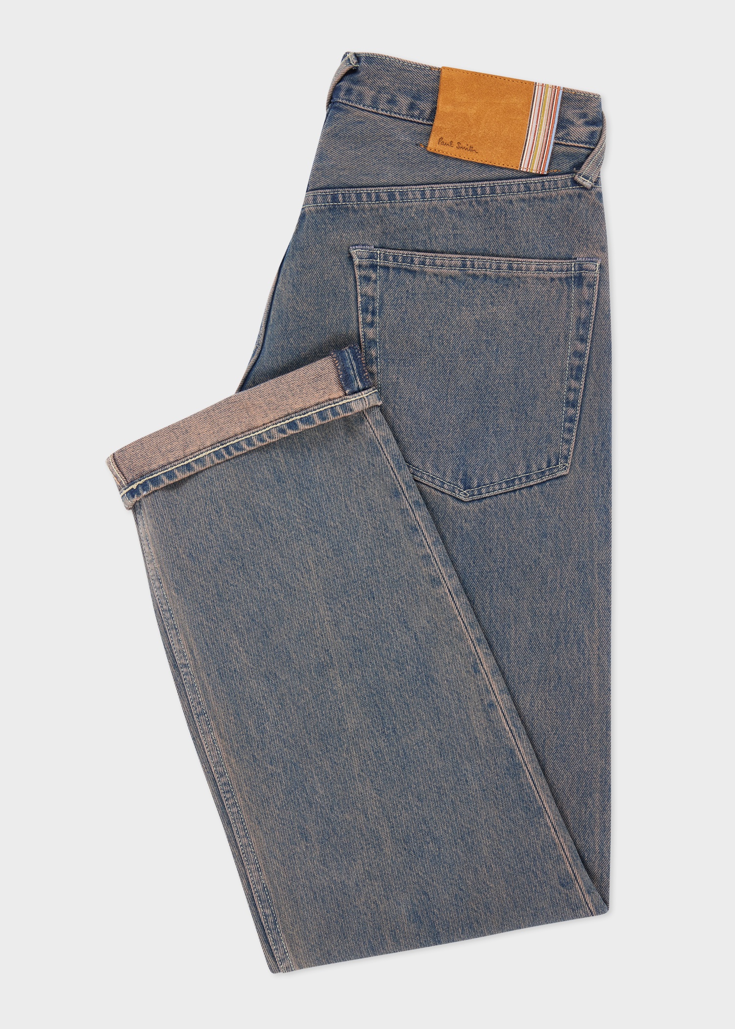 Mauve Overdyed Jeans - 2