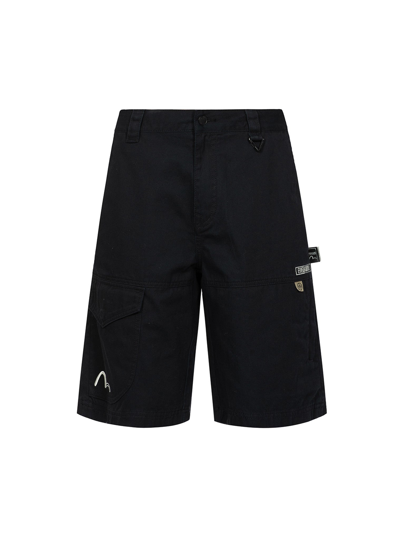 Seagull and Logo Embroidery Panelling Shorts - 13