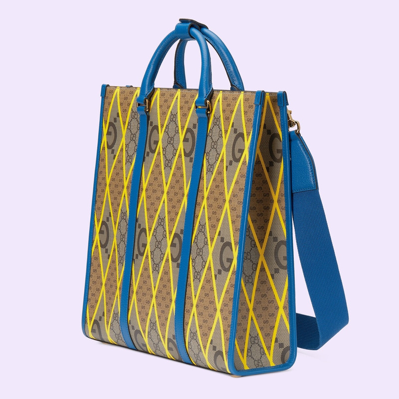 GUCCI GG rhombus print large tote bag outlook
