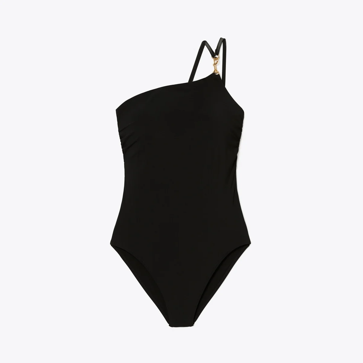 One-Shoulder Clip Swimsuit - 1