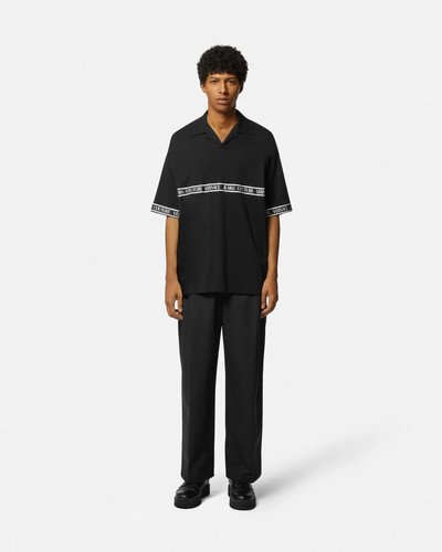 VERSACE JEANS COUTURE Logo Short-Sleeved Polo Shirt outlook