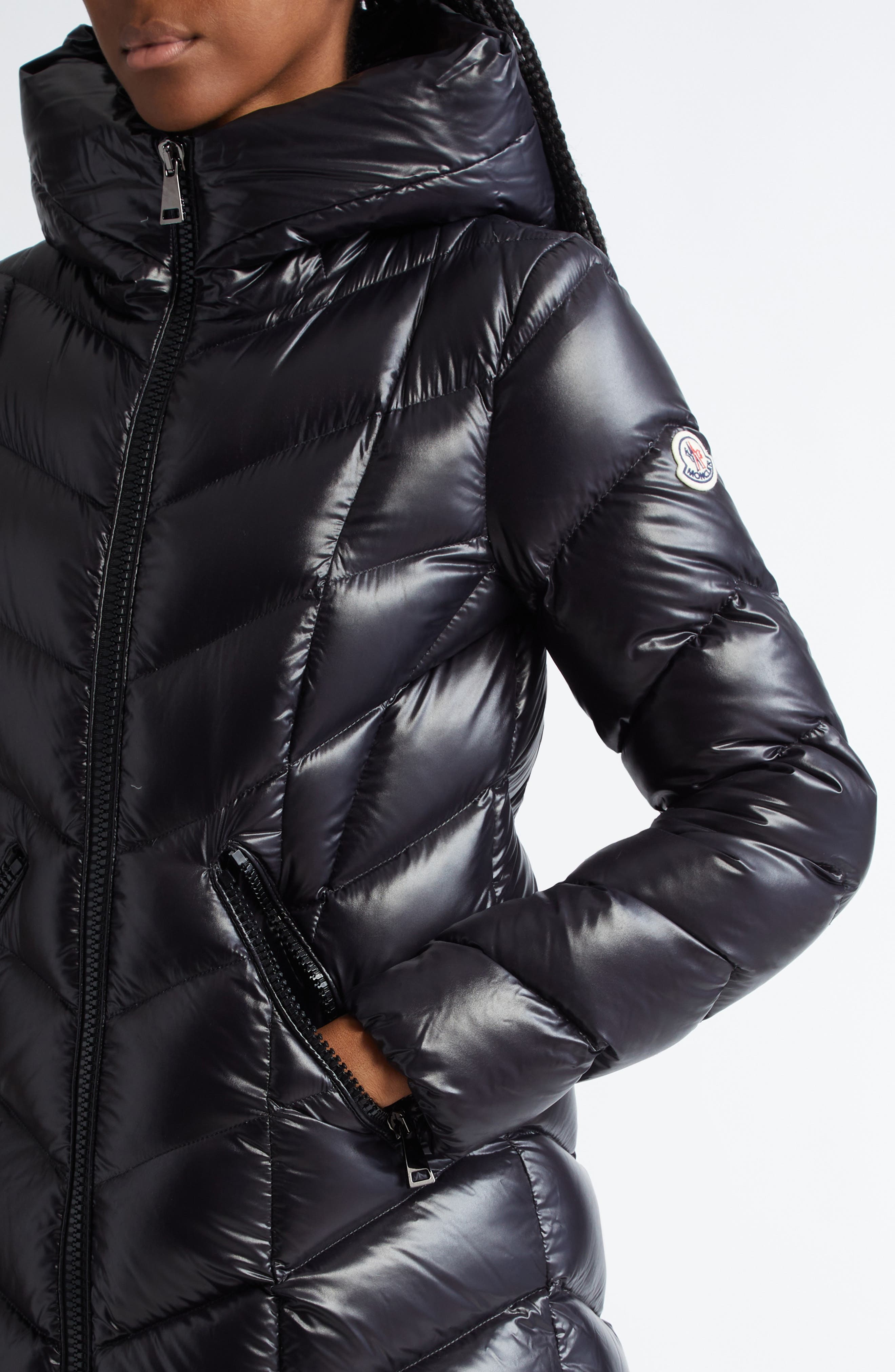 Moncler Marus Hooded Down Puffer Jacket in Black at Nordstrom - 4