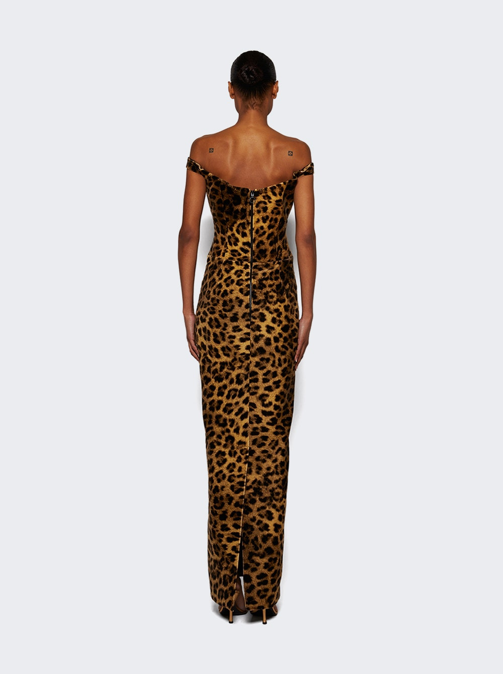 Shakti Cotton Dress Sauvage Leopard Print - 4