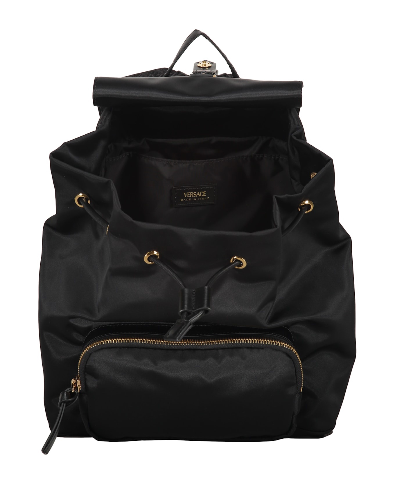 Logo Detail Nylon Backpack - 4