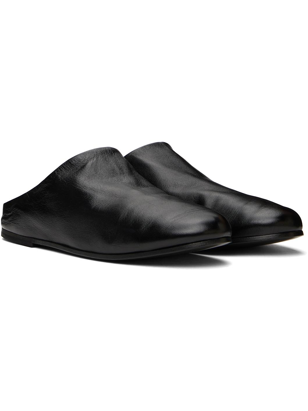 Black Steccoblocco Mules - 4