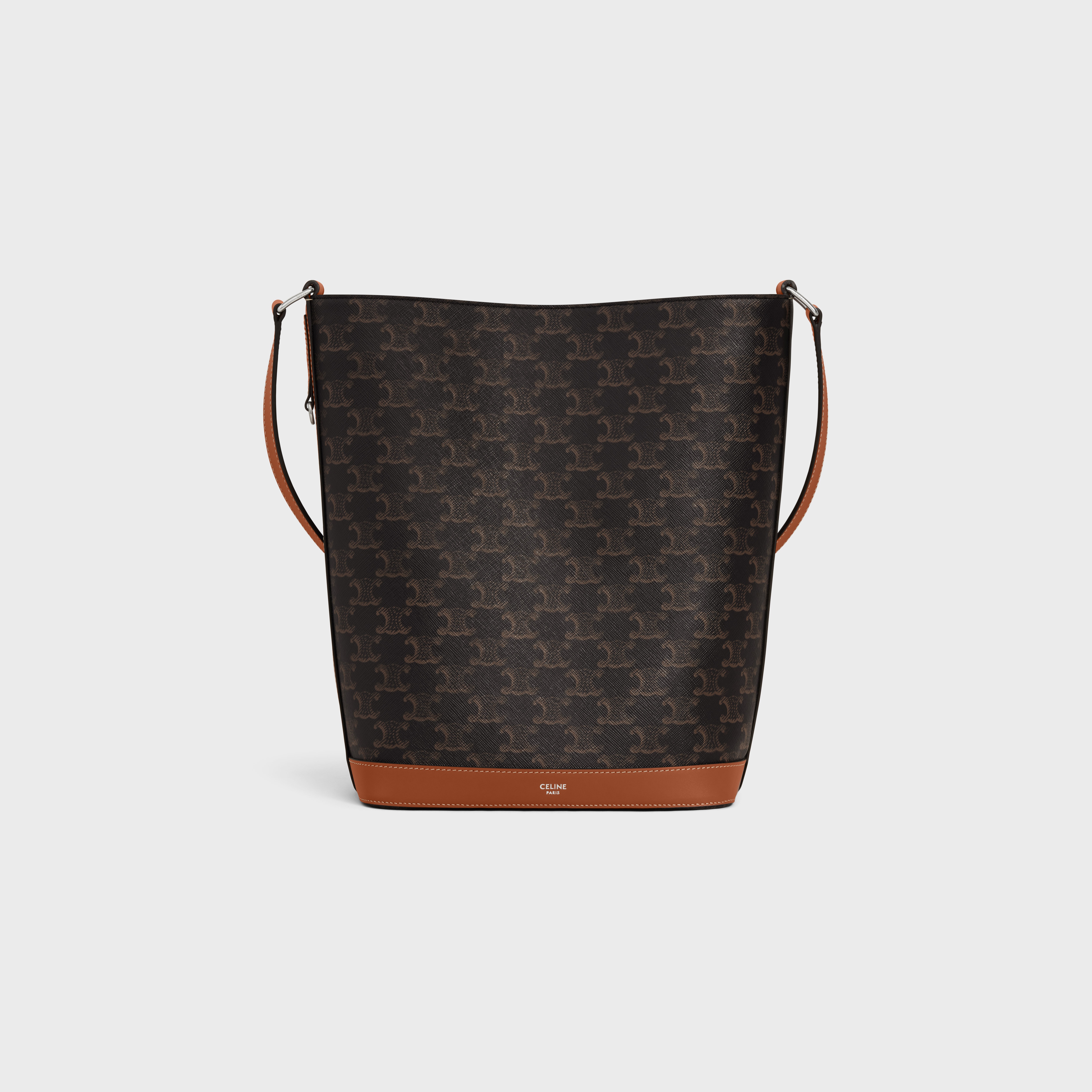 Bucket in Triomphe canvas and calfskin - 1