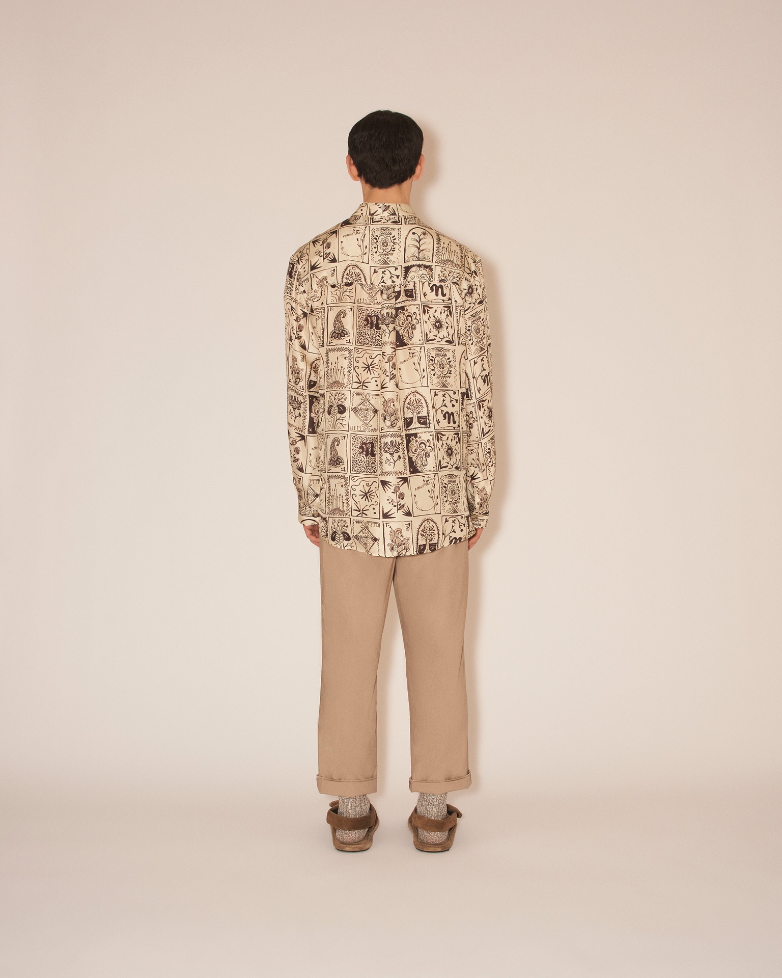 JARI - Laser cut shirt - Creme - 4
