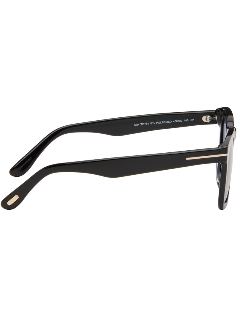 TOM FORD Black Polarized Dax Sunglasses outlook
