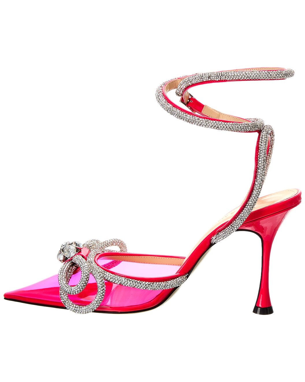 Mach & Mach Double Bow Vinyl & Leather Pump - 2