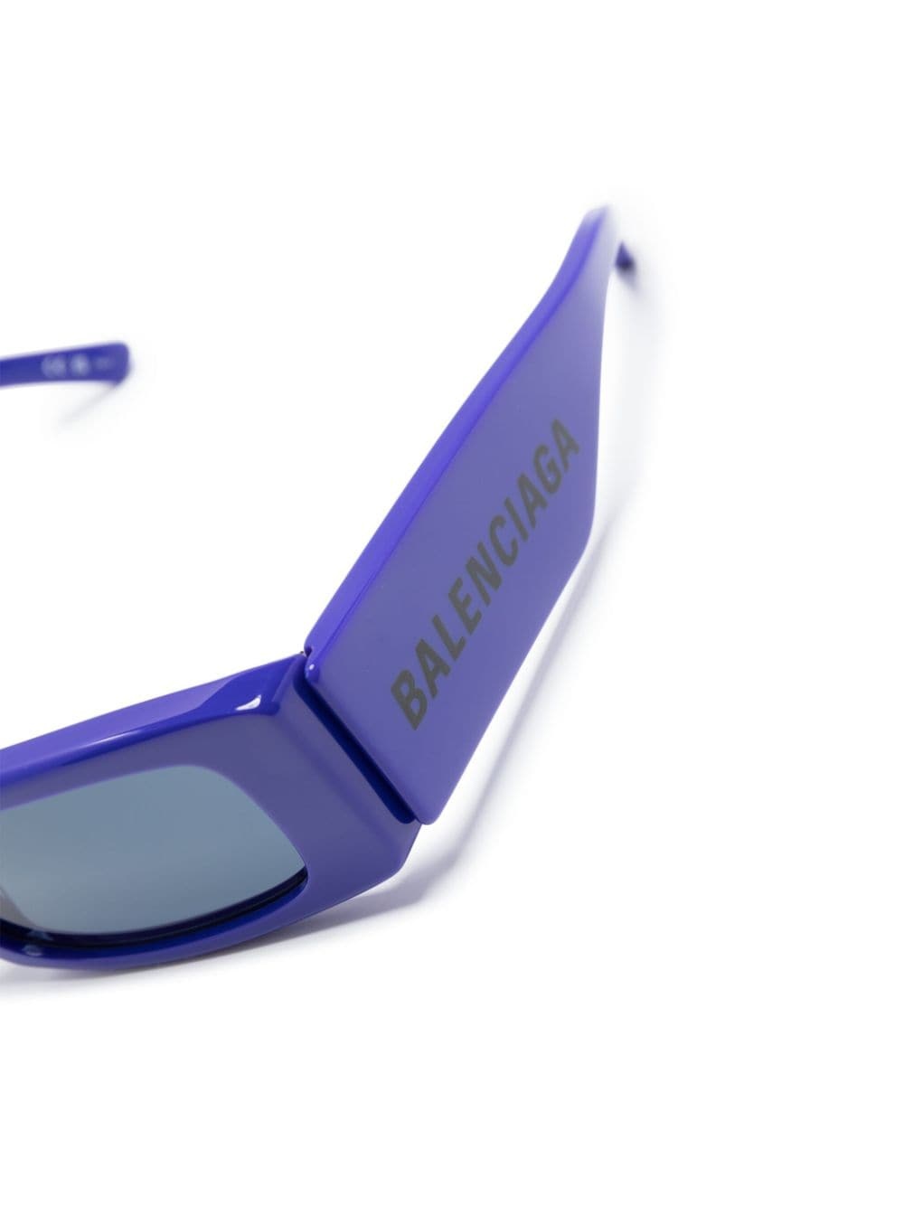 logo-print arm detail sunglasses - 3