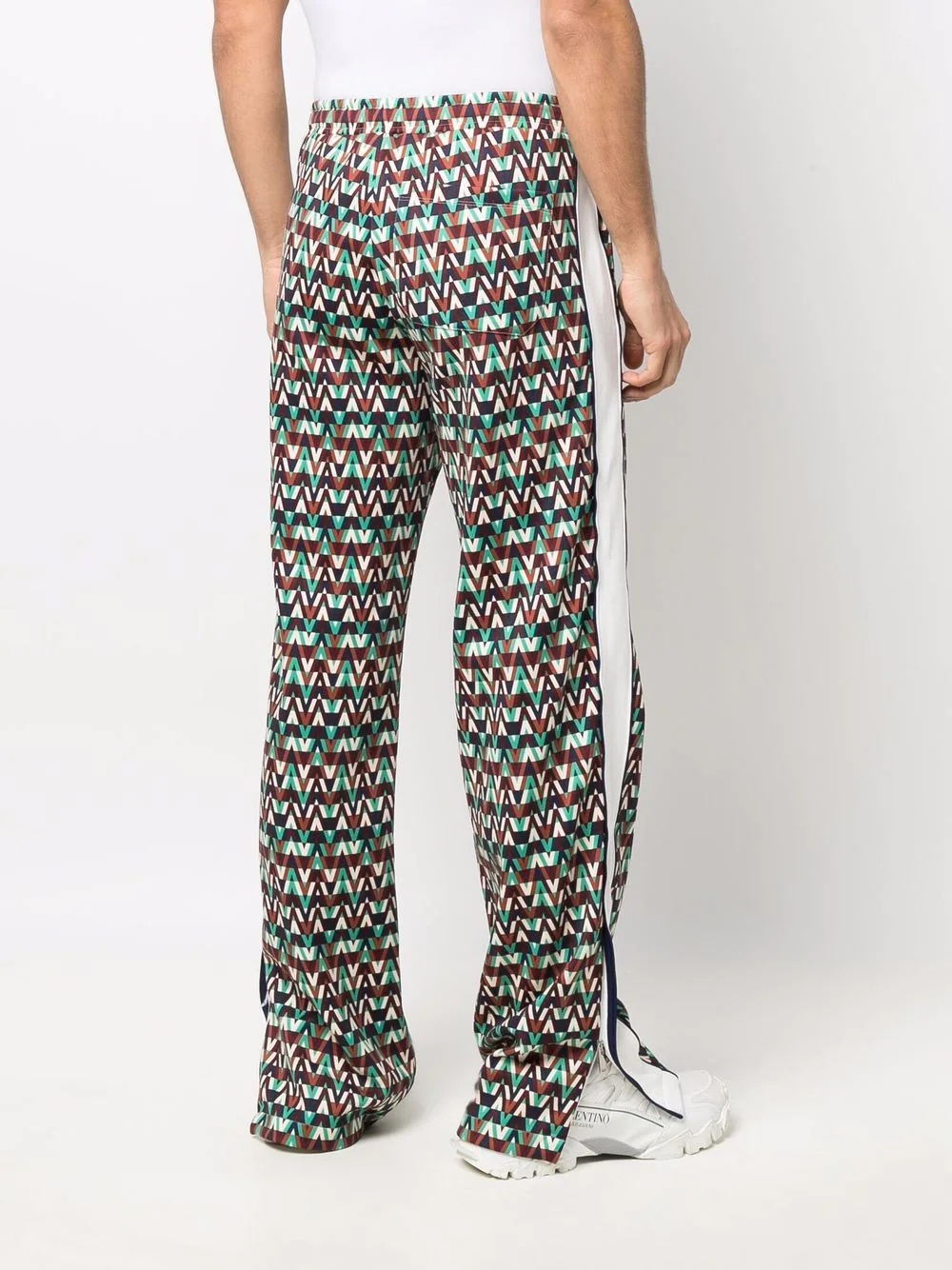 Optical Valentino print track pants - 4