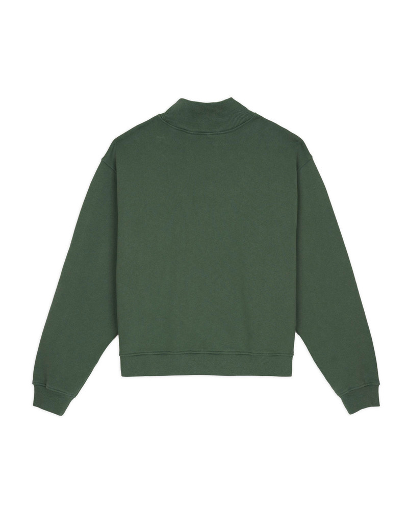 BRAIN DEAD Turtle Neck Sweatshirt - Green outlook