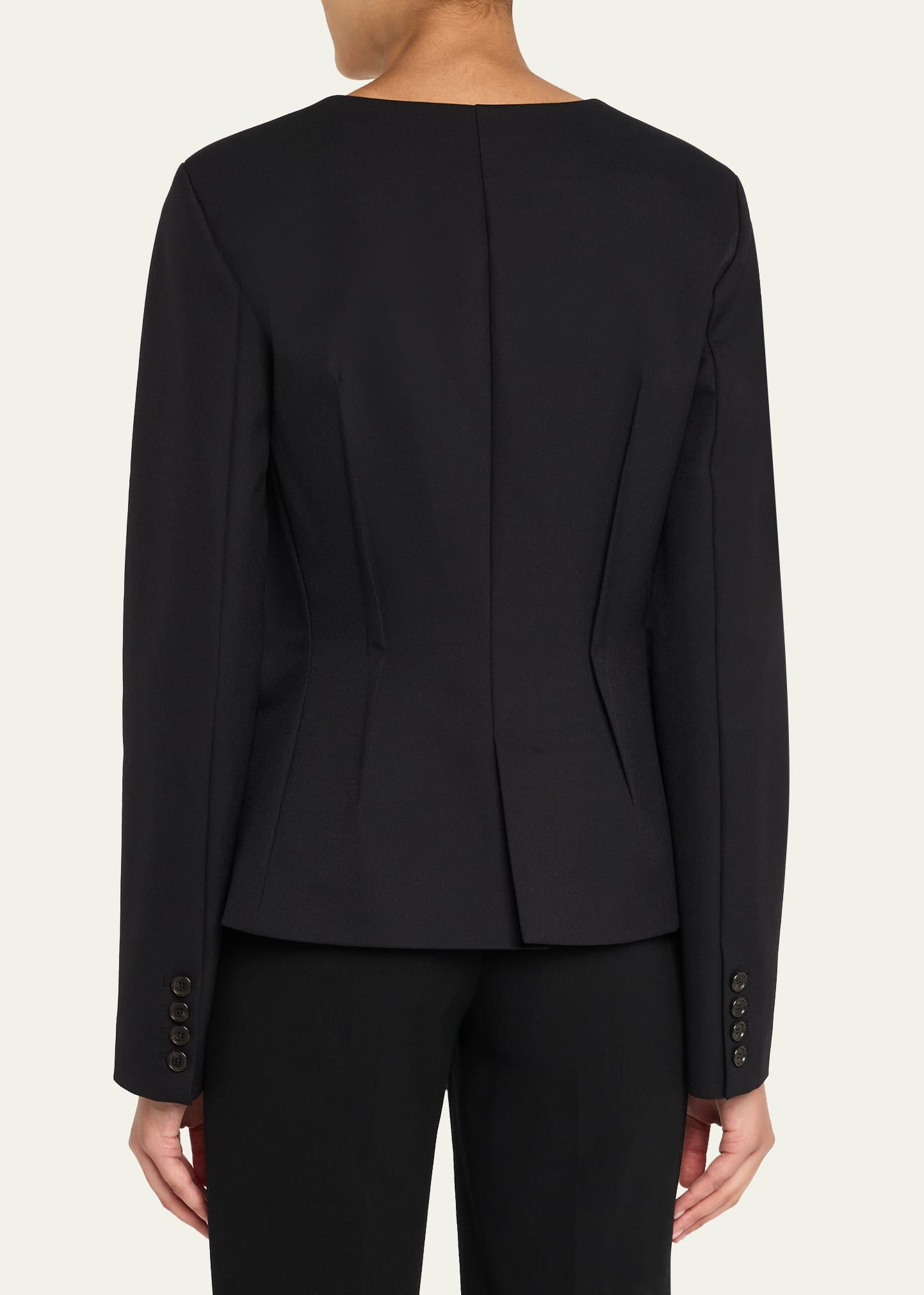 Marlowe Tailored Square-Neck Jacket - 3