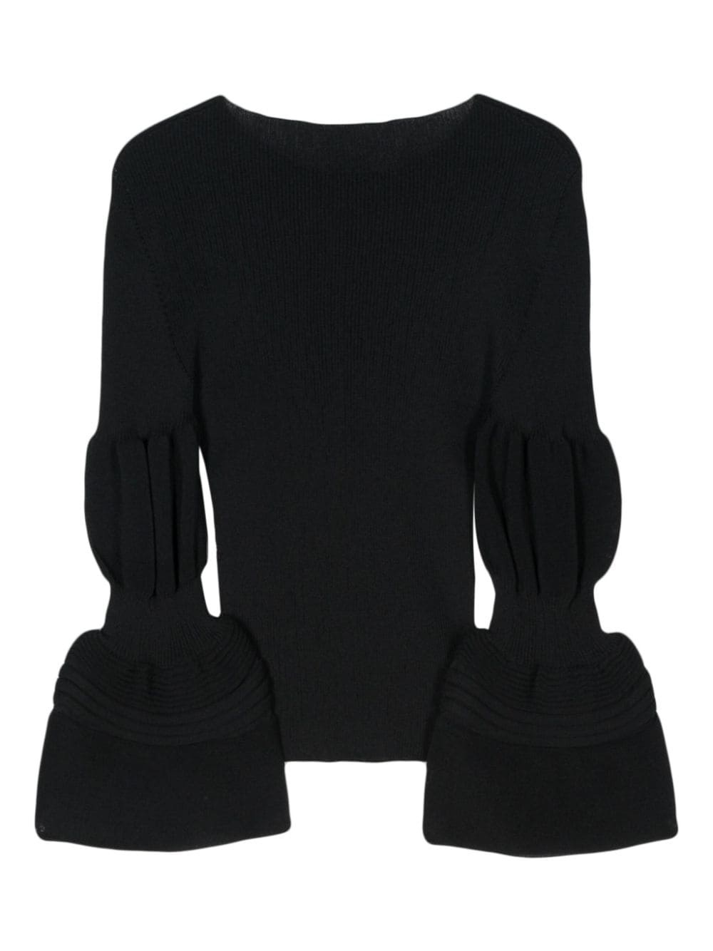 fine-ribbed top - 2