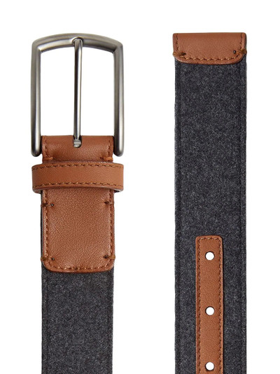 Ermenegildo Zegna bucked wool belt outlook