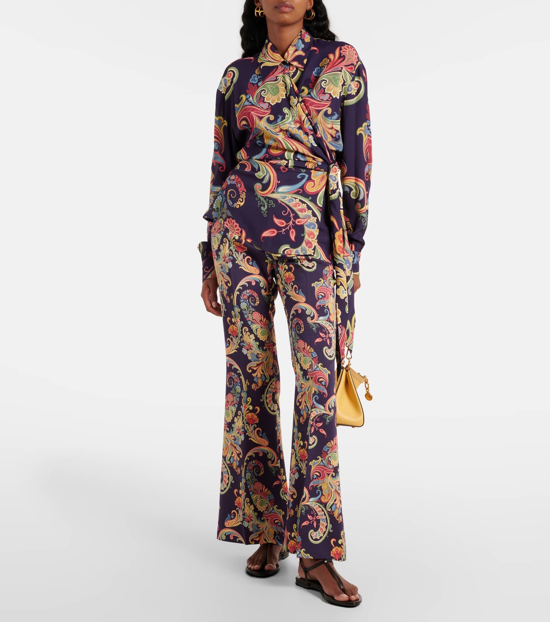 Printed wrap top - 2