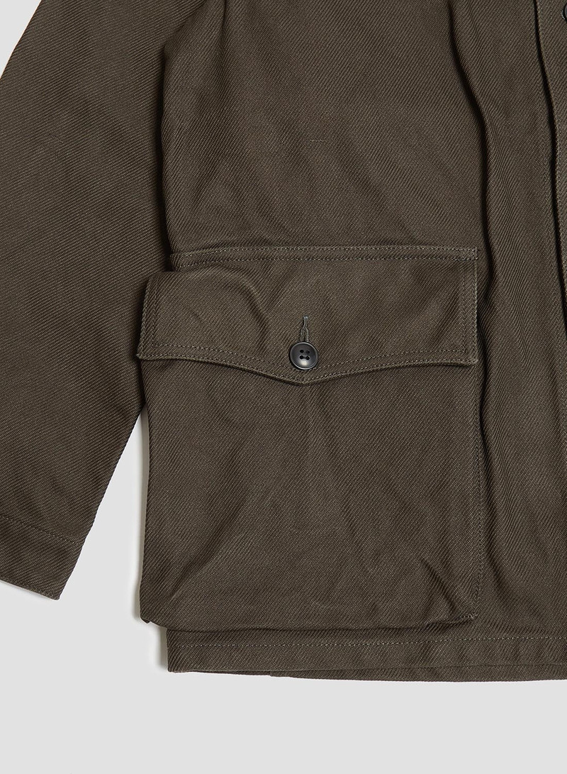 FOB Factory Hunting Jacket Washed Brown 6