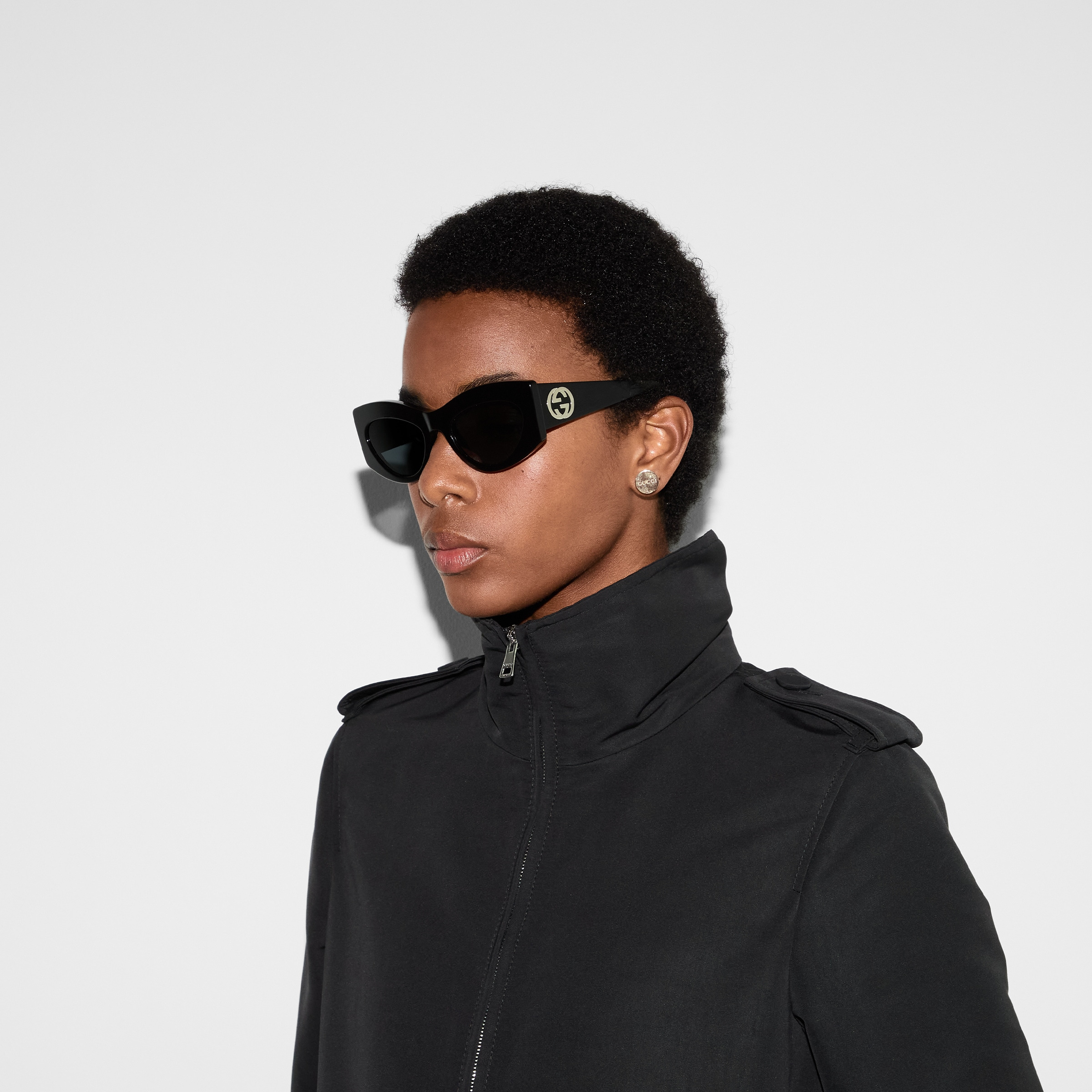 Cat-eye frame sunglasses - 3