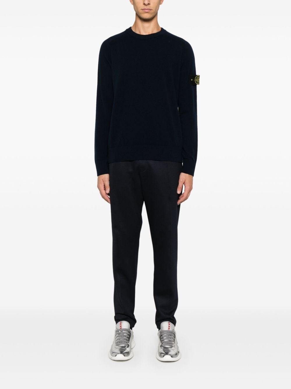 twill-weave trousers - 2