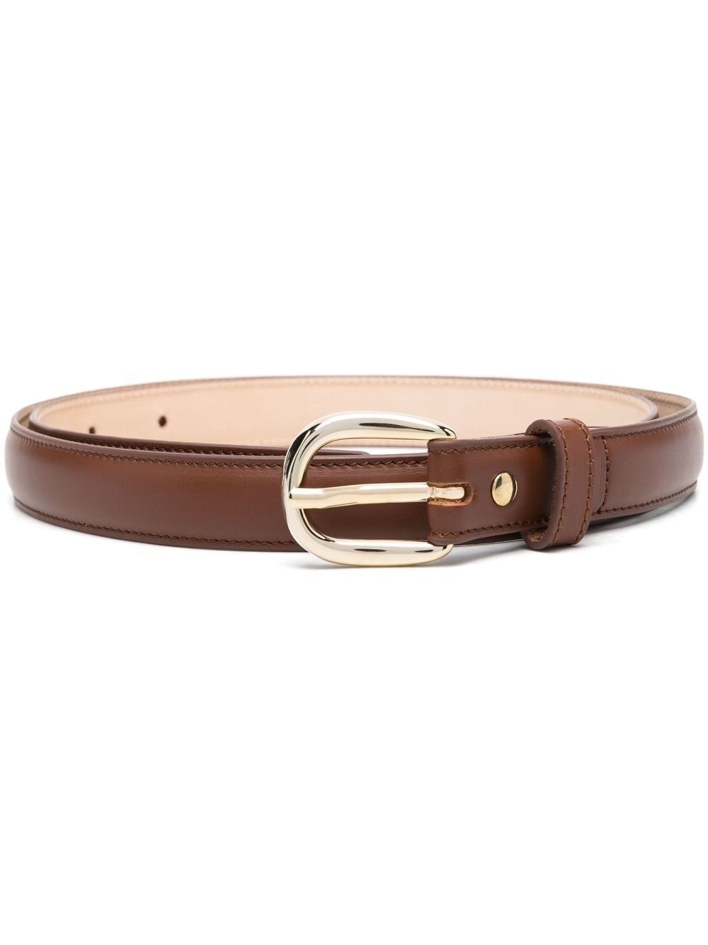 Rosette leather belt - 1