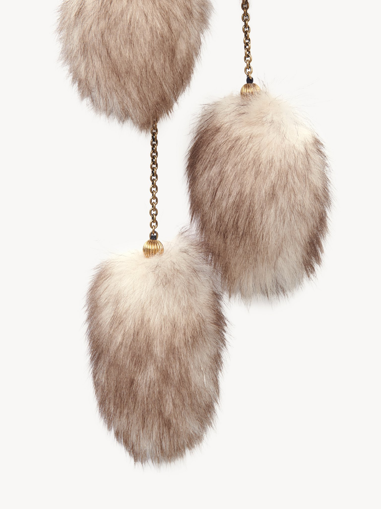 THE TREASURE TAILS SCARF IN SHEARLING - 3