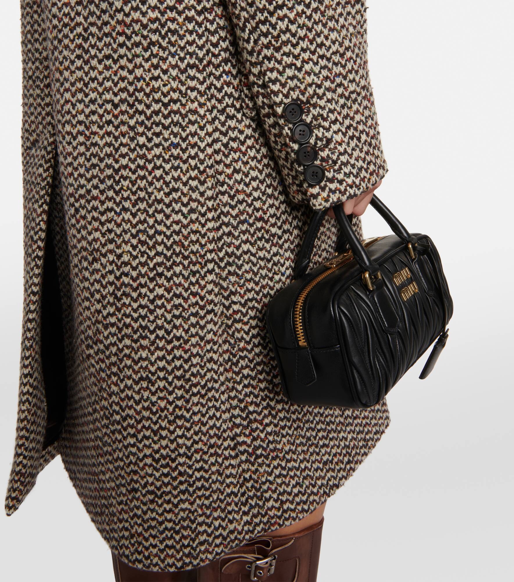 Wool and silk-blend bouclé coat - 5