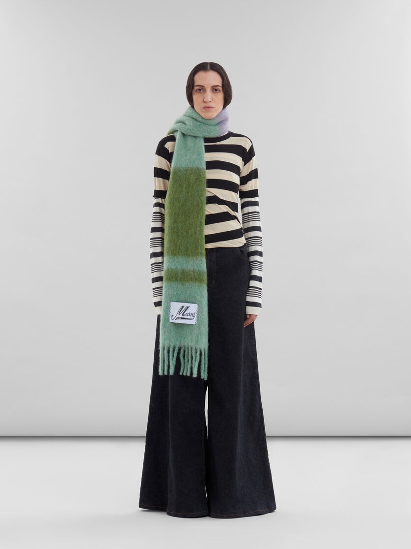 スカーフ Marni Alpaca scarf Green Green Marni ALPACA SCARF (SCMC0059Y0UTW91800V19) – LOZURI®