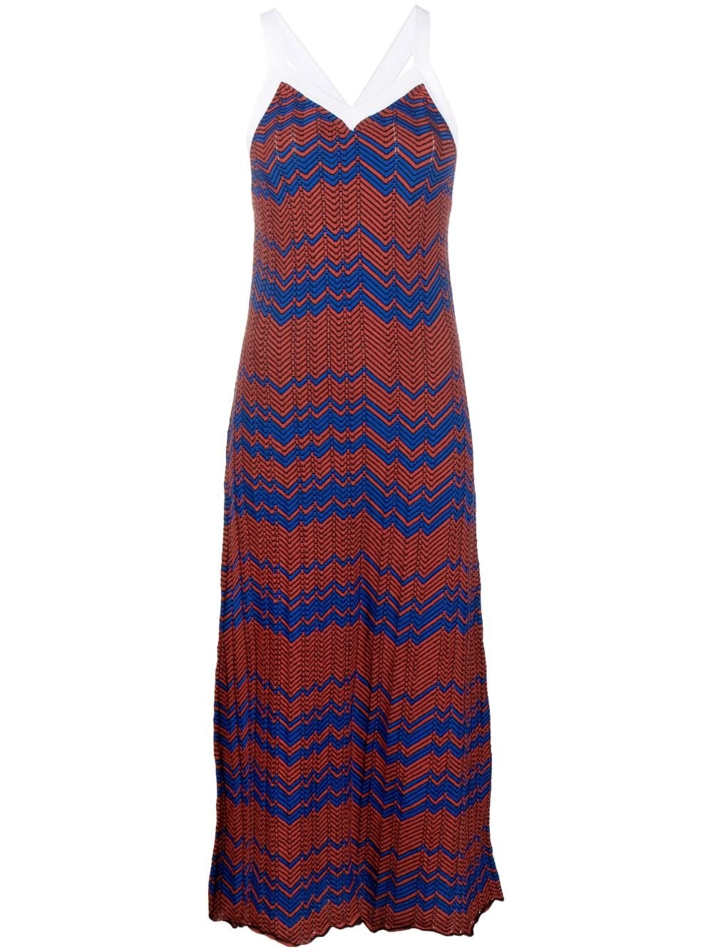 fully-pleated knitted dress - 1