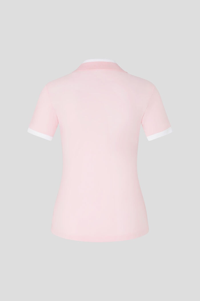 Luma Functional polo shirt in Pink/White - 5
