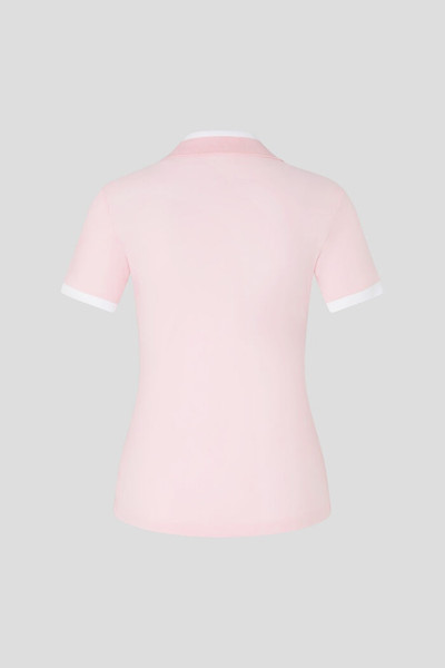 BOGNER Luma Functional polo shirt in Pink/White outlook