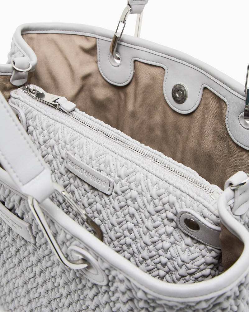 QUILTED-EFFECT MEDIUM MYEA SHOPPER BAG 4