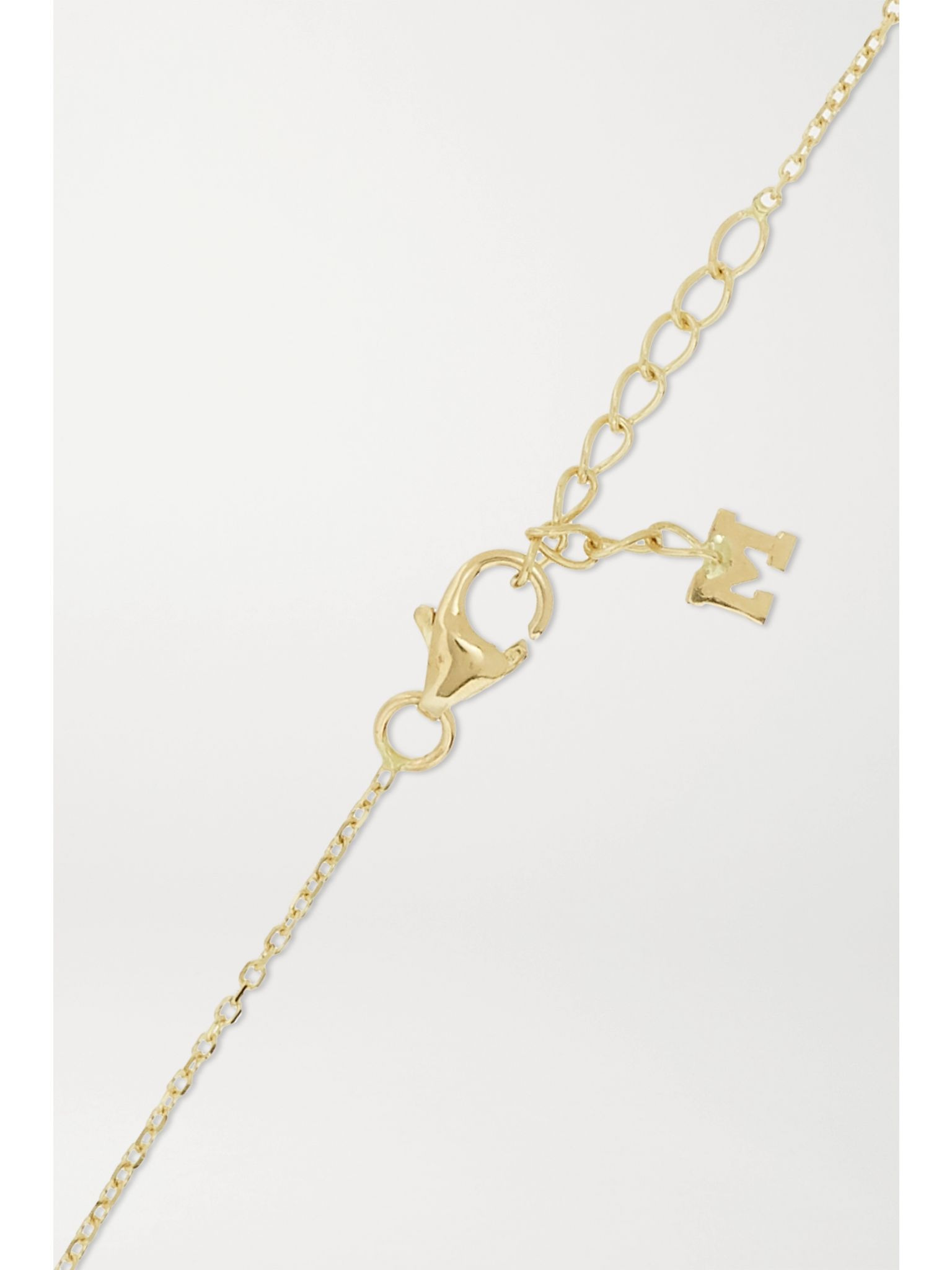 14-karat gold diamond bracelet Gold - 3