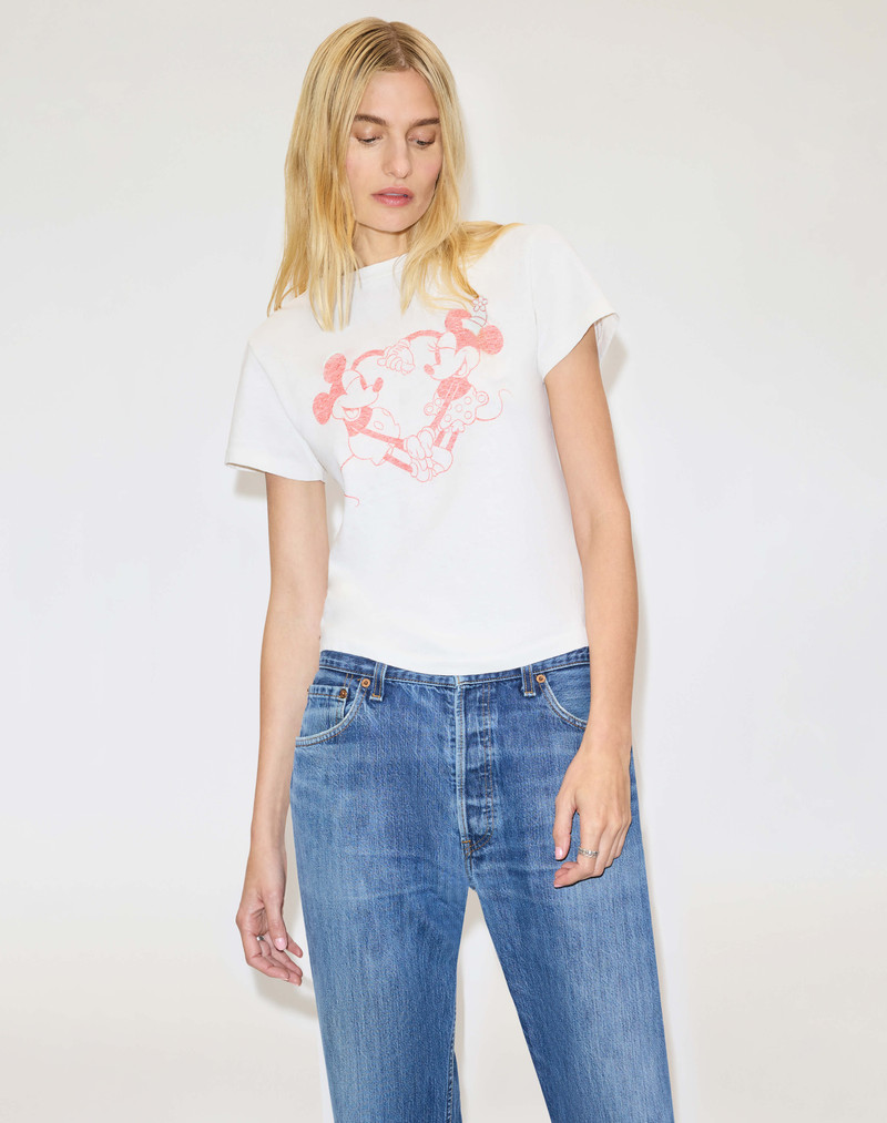 Classic "Disney Heart Hands" Tee - Vintage White 3