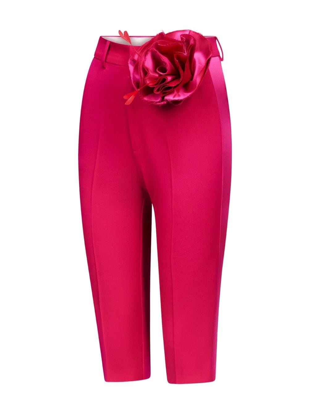 flower-appliquÃ© tailored shorts - 5
