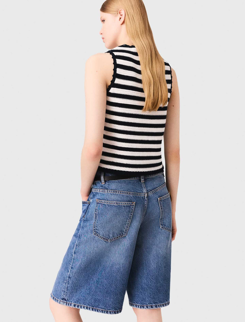 Denim Bermuda Shorts 4